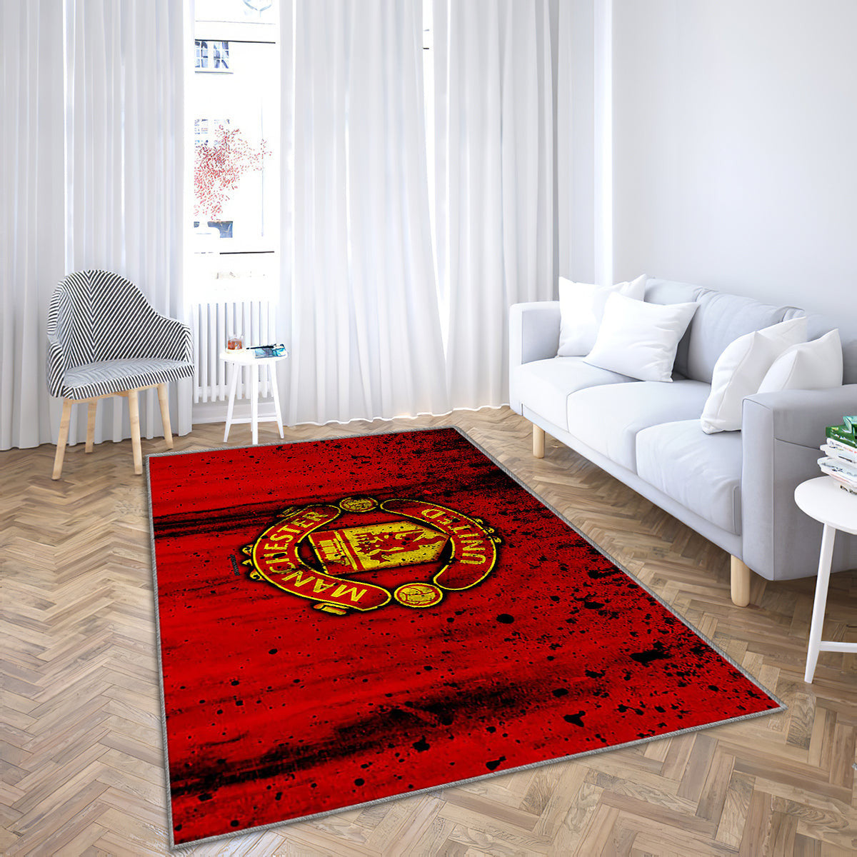 FC Manchester United Premier League Teppich, Teppiche - MU Outdoor-Teppich, Wohnzimmerteppich, Küchenteppich, Kinderzimmer, Modern