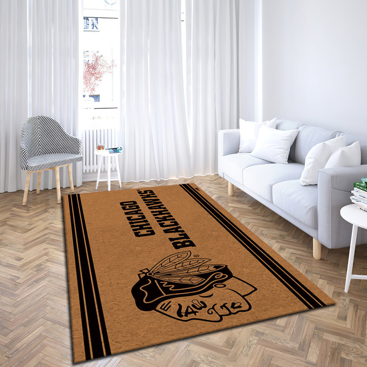 Chicago Blackhawks Logo Turf teppich, teppiche - Rasen outdoor teppich, teppich wohnzimmer , Küchenteppich, kinderzimmer, modern