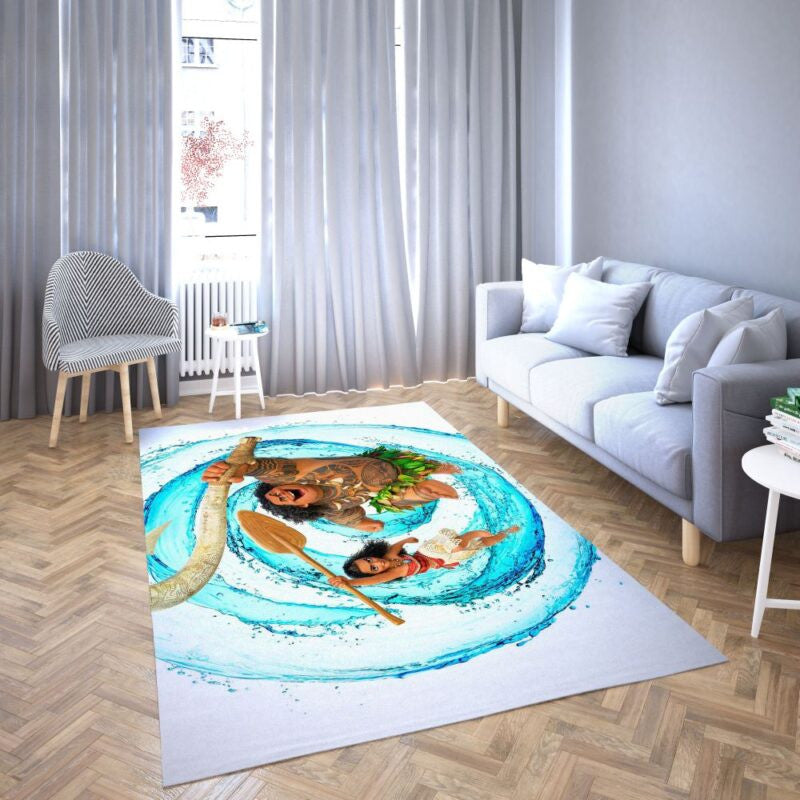 Prinzessin Moana Von Disney Lieblings Zeichentrick 19 Teppich, Teppiche - Outdoor Teppich, Teppich Wohnzimmer, Küchenteppich, Kinderzimmer, Modern