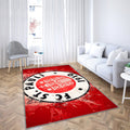 Fc St Pauli Paint Art Teppich, Teppiche - Emblem Outdoor Teppich, Teppich Wohnzimmer, Küchenteppich, Kinderzimmer, Modern