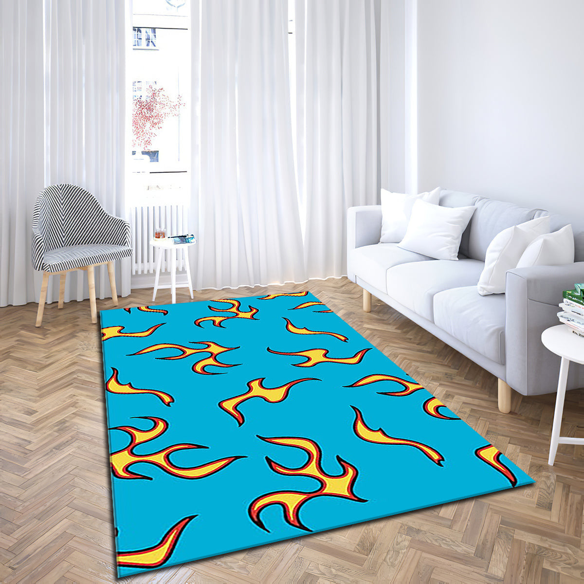 Golf Wang Blue Flame teppich, teppiche - blaue Flamme outdoor teppich, teppich wohnzimmer , Küchenteppich, kinderzimmer, modern