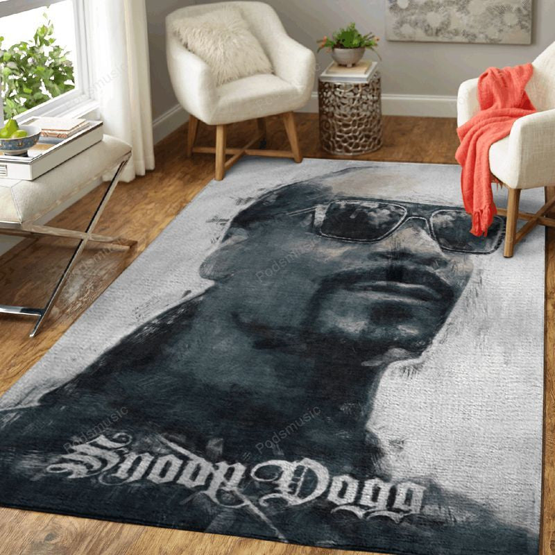 Snoop Dogg Sketch Music World Art Teppich, Teppiche - Outdoor Teppich, Teppich Wohnzimmer, Küchenteppich, Kinderzimmer, Modern