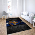 Brescia Fc Teppich, Teppiche - Schwarzer Stein Outdoor Teppich, Teppich Wohnzimmer, Küchenteppich, Kinderzimmer, Modern
