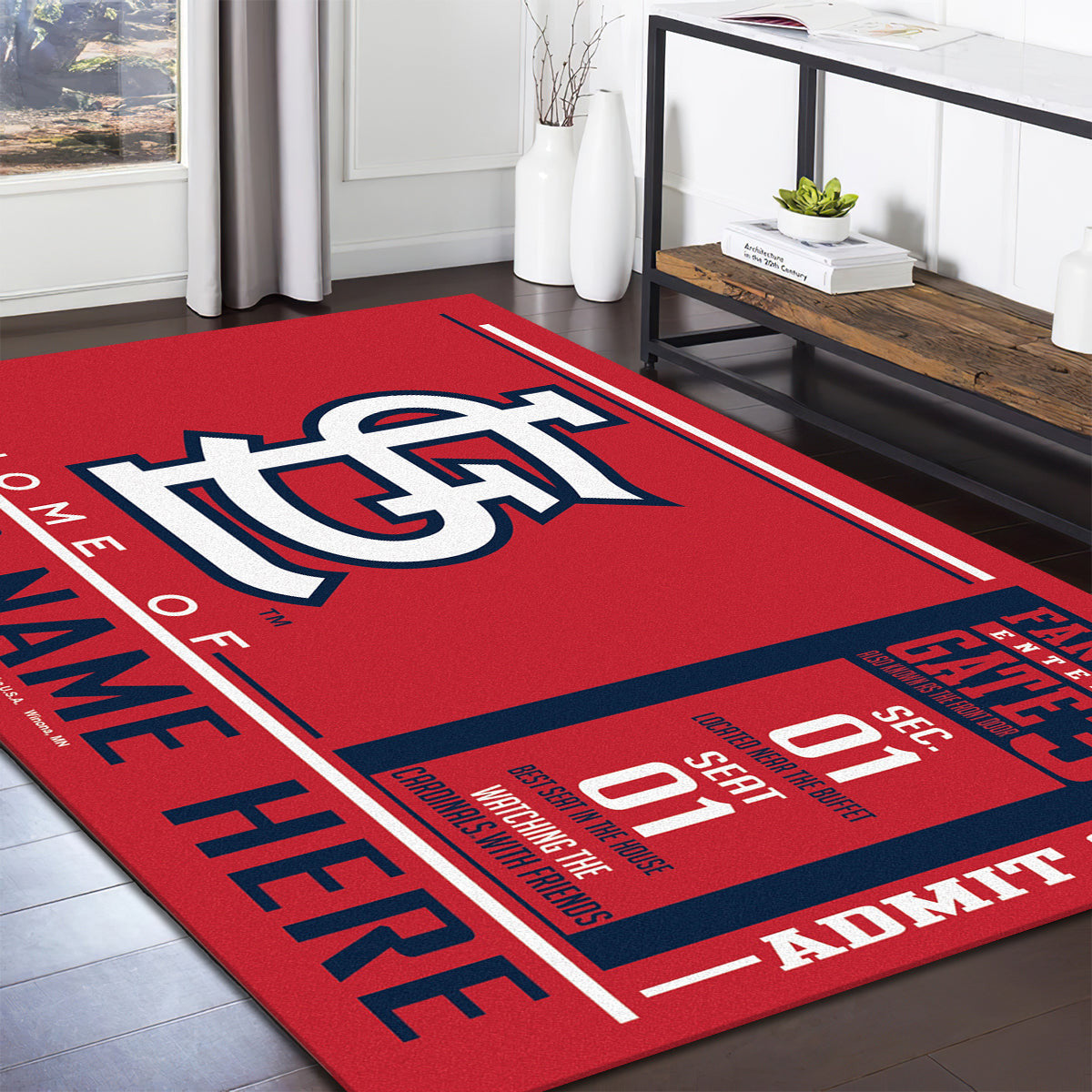 St. Louis Cardinals teppich, teppiche - Kardinäle outdoor teppich, teppich wohnzimmer , Küchenteppich, kinderzimmer, modern