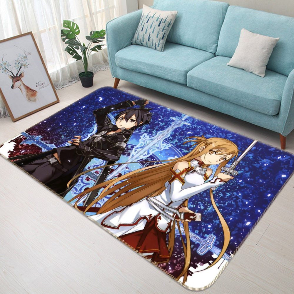Sword Art Online Anime 37 Teppich, Teppiche - Outdoor Teppich, Teppich Wohnzimmer, Küchenteppich, Kinderzimmer, Modern