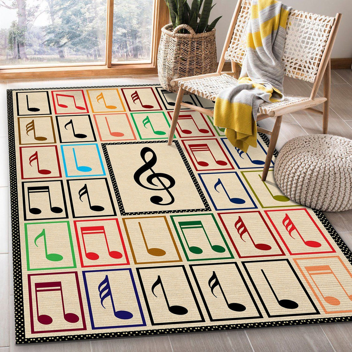 Music Note teppich, teppiche - Musiknote outdoor teppich, teppich wohnzimmer , Küchenteppich, kinderzimmer, modern