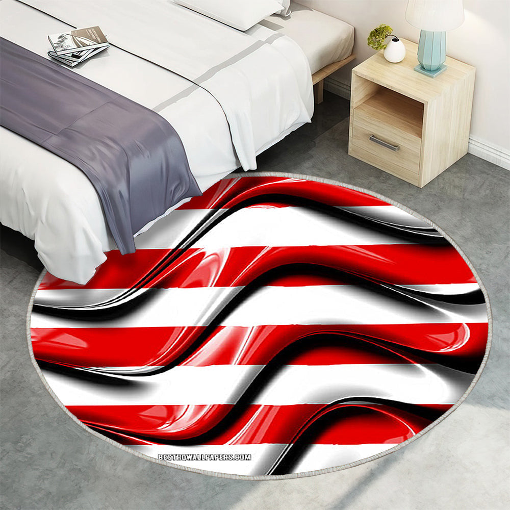 Bremer Flaggenstädte In Deutschland Teppich Rund, Teppiche - Europa Outdoor Teppich Rund, Flagge Von Bremen Teppich Wohnzimmer, Carpet, Rug