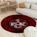 Fc Kaiserslautern Teppich Rund, Teppiche - Rote Backsteinmauer Outdoor Teppich Rund, Fußball Teppich Wohnzimmer, Carpet, Rug