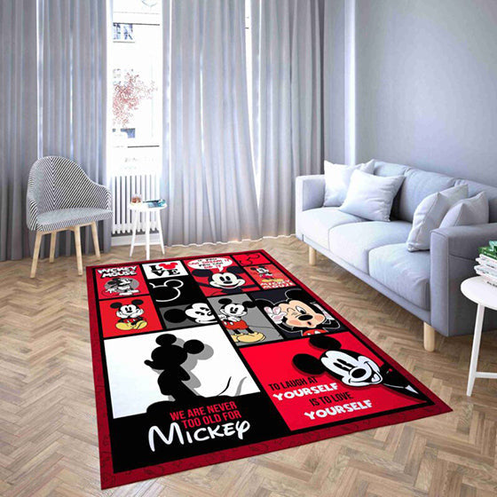Mickey Mouse Und Lustige Bilder teppich, teppiche - outdoor teppich, teppich wohnzimmer, Küchenteppich, kinderzimmer, modern