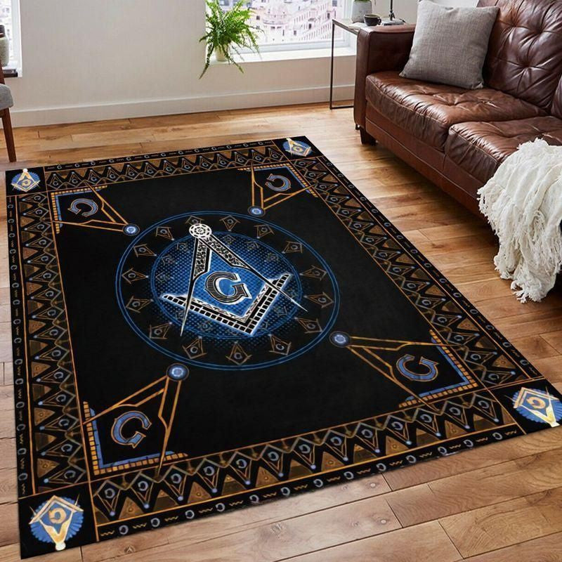 Freemason Teppich, Teppiche - Outdoor Teppich, Teppich Wohnzimmer, Küchenteppich, Kinderzimmer, Modern