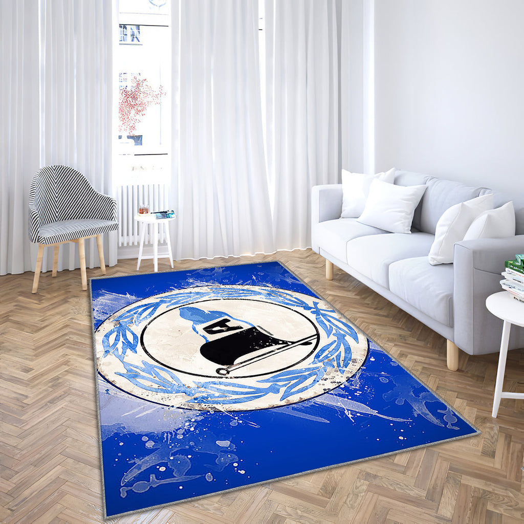 Dsc Arminia Bielefeld Paint Art Teppich, Teppiche - Emblem Outdoor-Teppich, Wohnzimmerteppich, Küchenteppich, Kinderzimmer, Modern