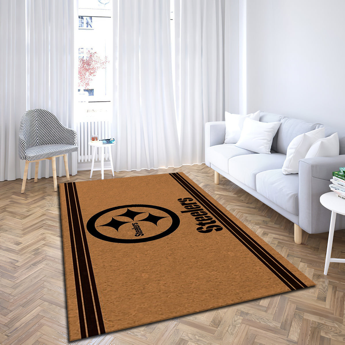Pittsburgh Steelers Logo Turf teppich, teppiche - Rasen outdoor teppich, teppich wohnzimmer , Küchenteppich, kinderzimmer, modern