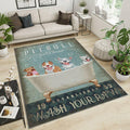 Pitbull teppich, teppiche - outdoor teppich, teppich wohnzimmer, Küchenteppich, kinderzimmer, modern