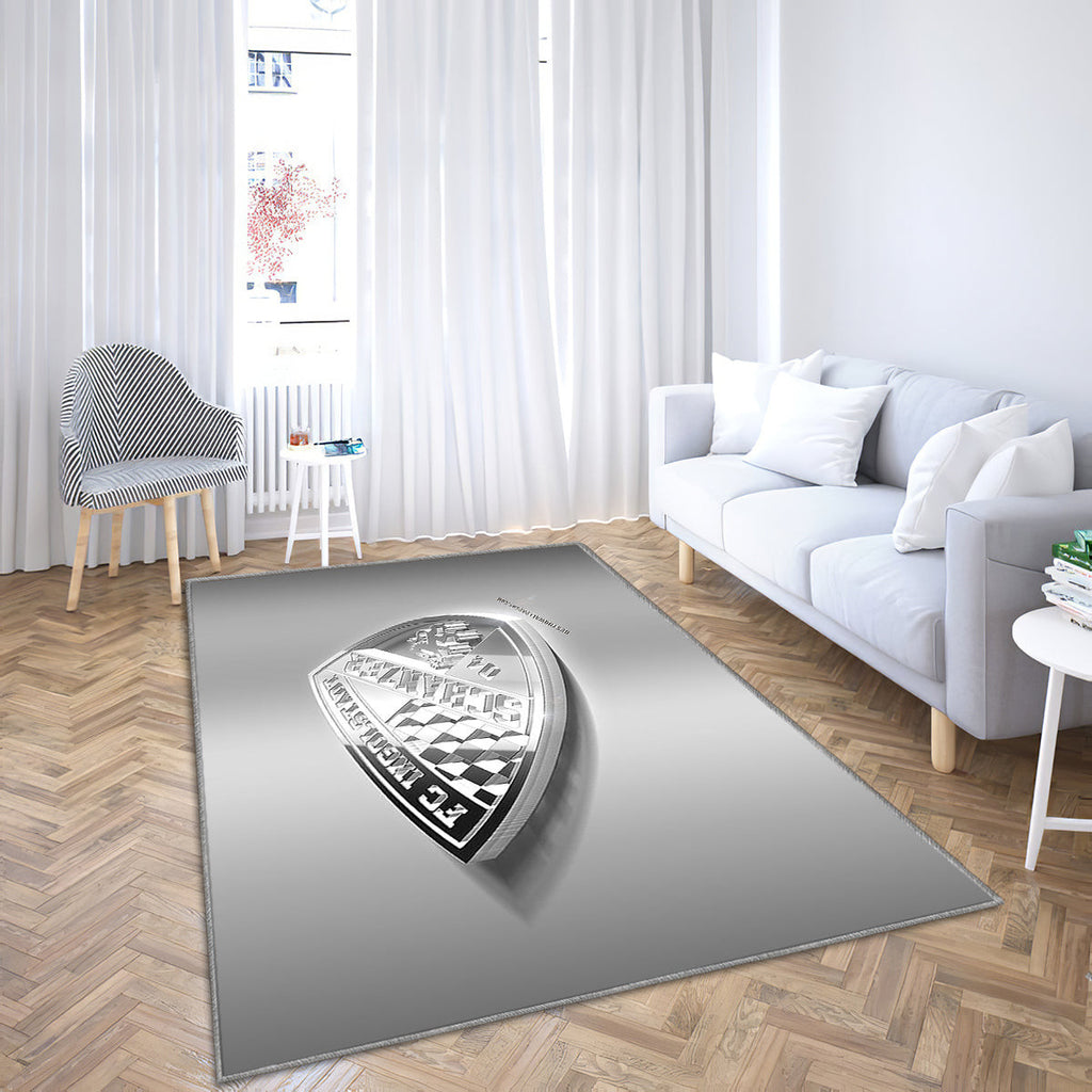 FC Ingolstadt 04 Teppich, Teppiche - 3D-Stahllogo Outdoorteppich, Wohnzimmerteppich, Küchenteppich, Kinderzimmerteppich, modern