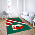 Fc Augsburg Material Design Teppich, Teppiche - Emblem Outdoor Teppich, Teppich Wohnzimmer, Küchenteppich, Kinderzimmer, Modern