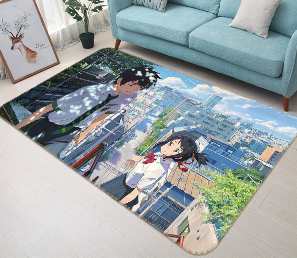 Your Name Anime 19 Teppich, Teppiche - Outdoor Teppich, Teppich Wohnzimmer, Küchenteppich, Kinderzimmer, Modern