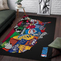 Nba Sport Teams Map teppich, teppiche - outdoor teppich, teppich wohnzimmer, Küchenteppich, kinderzimmer, modern
