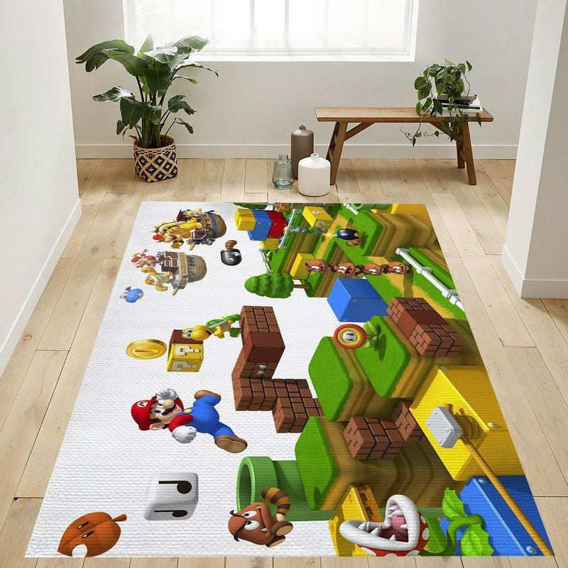 Super Mario 52 Teppich, Teppiche - Outdoor Teppich, Teppich Wohnzimmer, Küchenteppich, Kinderzimmer, Modern