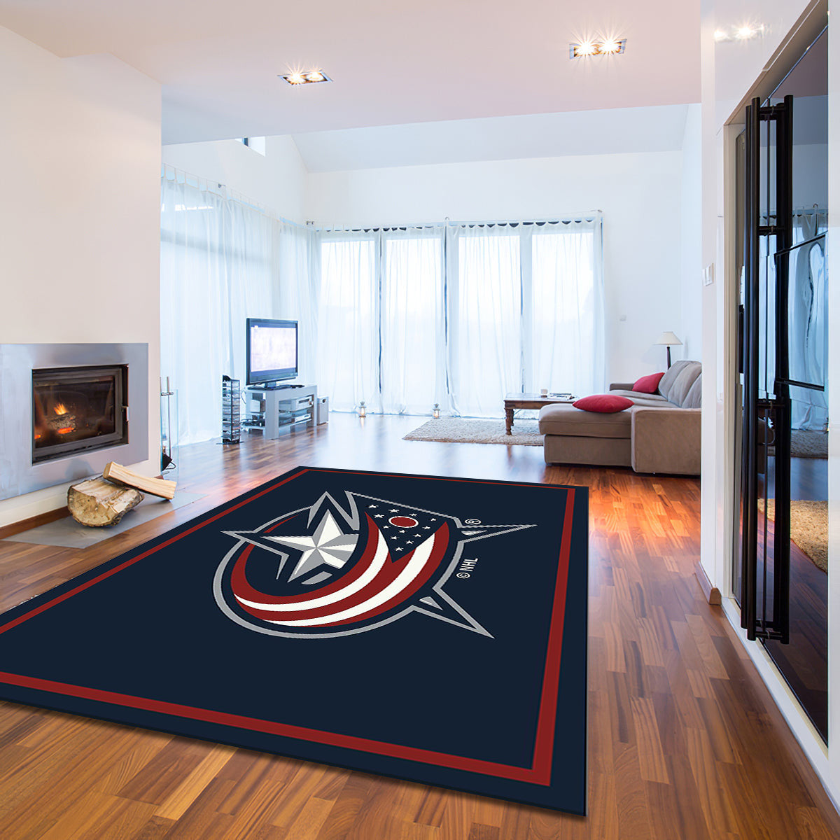 Columbus Blue Jackets Imperial Spirit teppich, teppiche - outdoor teppich, teppich wohnzimmer , Küchenteppich, kinderzimmer, modern