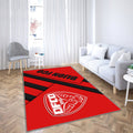 Dijon FCO Material Design Teppich, Teppiche – Ligue 1 Outdoor-Teppich, Wohnzimmerteppich, Küchenteppich, Kinderzimmer, Modern