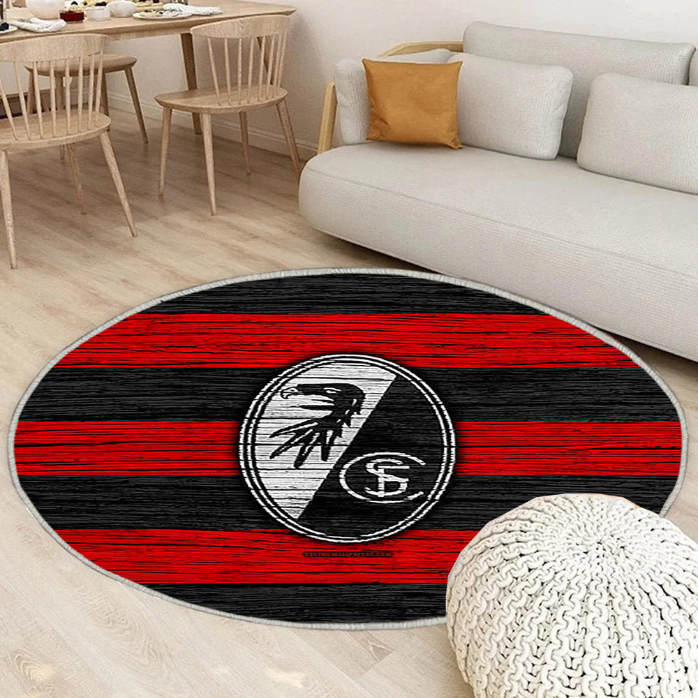 Freiburger Bundesliga Teppich Rund, Teppiche - Deutschland Outdoor Teppich Rund, Teppich Wohnzimmer, Carpet, Rug