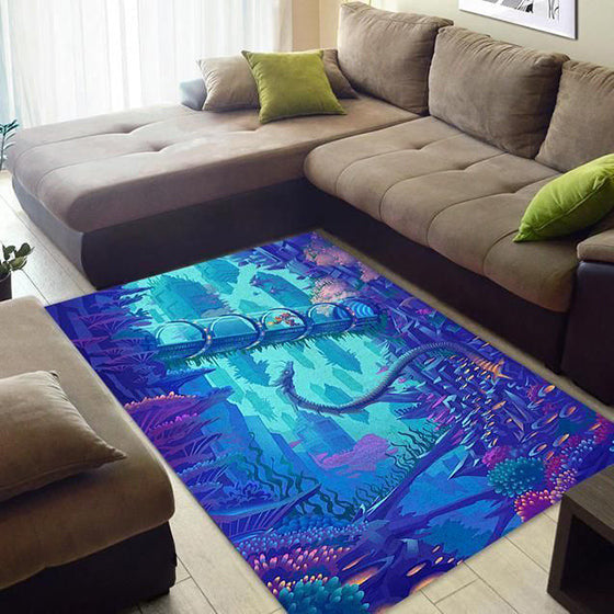 Super Metroid Maridia teppich, teppiche - outdoor teppich, teppich wohnzimmer, Küchenteppich, kinderzimmer, modern