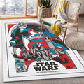 Star Wars1002 Teppich, Teppiche - Outdoor Teppich, Teppich Wohnzimmer, Küchenteppich, Kinderzimmer, Modern