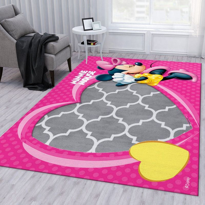 Minnie Mouse Disney 8 Teppich, Teppiche - Outdoor Teppich, Teppich Wohnzimmer, Küchenteppich, Kinderzimmer, Modern