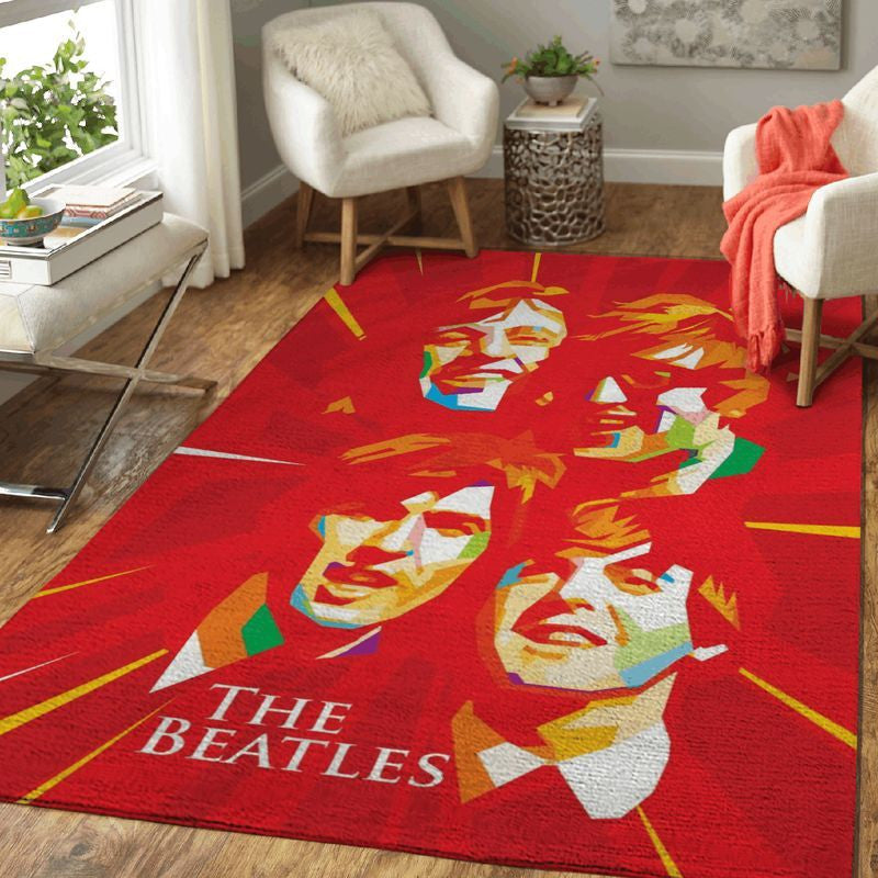 The Beatles Band English Rock Band The Beatles Teppich, Teppiche - Outdoor Teppich, Teppich Wohnzimmer, Küchenteppich, Kinderzimmer, Modern