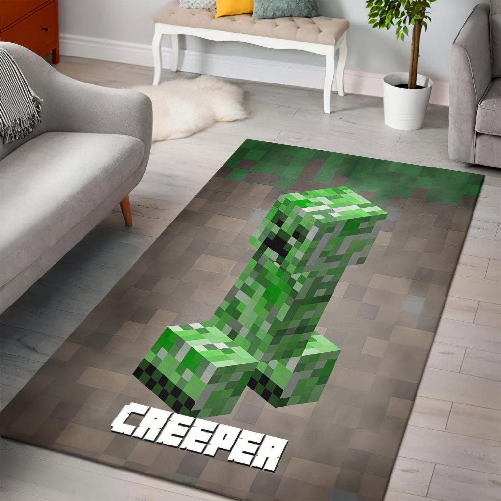 Minecraft Cactus teppich, teppiche - Kaktus outdoor teppich, teppich wohnzimmer , Küchenteppich, kinderzimmer, modern