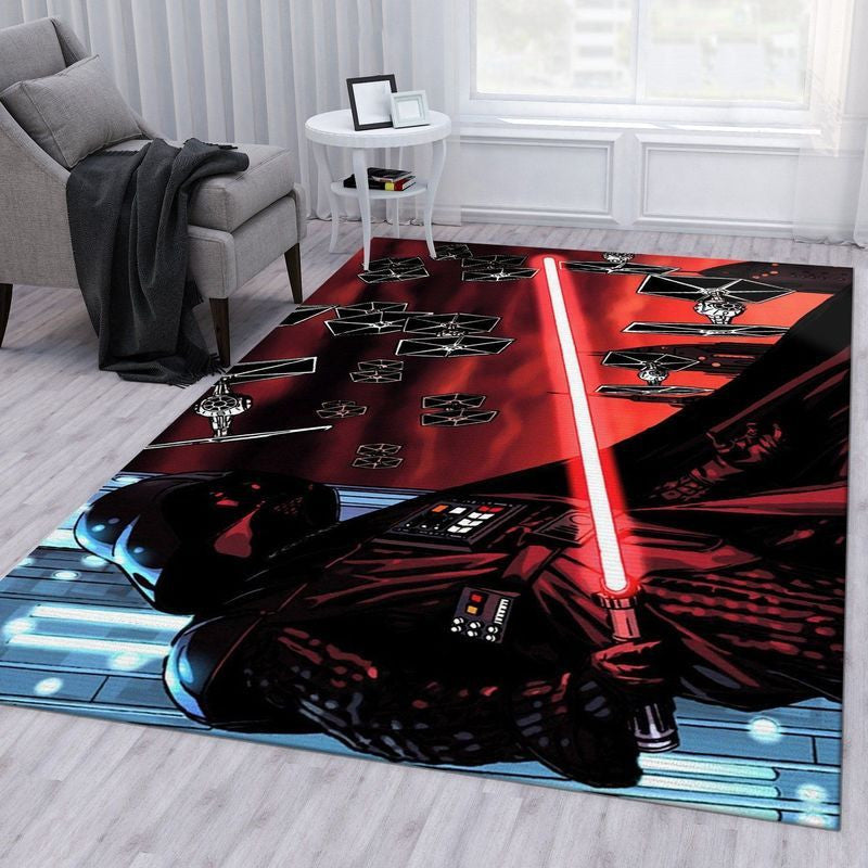 Star War Ver11 Teppich, Teppiche - Outdoor Teppich, Teppich Wohnzimmer, Küchenteppich, Kinderzimmer, Modern