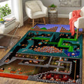 Super Mario Bros. teppich, teppiche - outdoor teppich, teppich wohnzimmer , Küchenteppich, kinderzimmer, modern