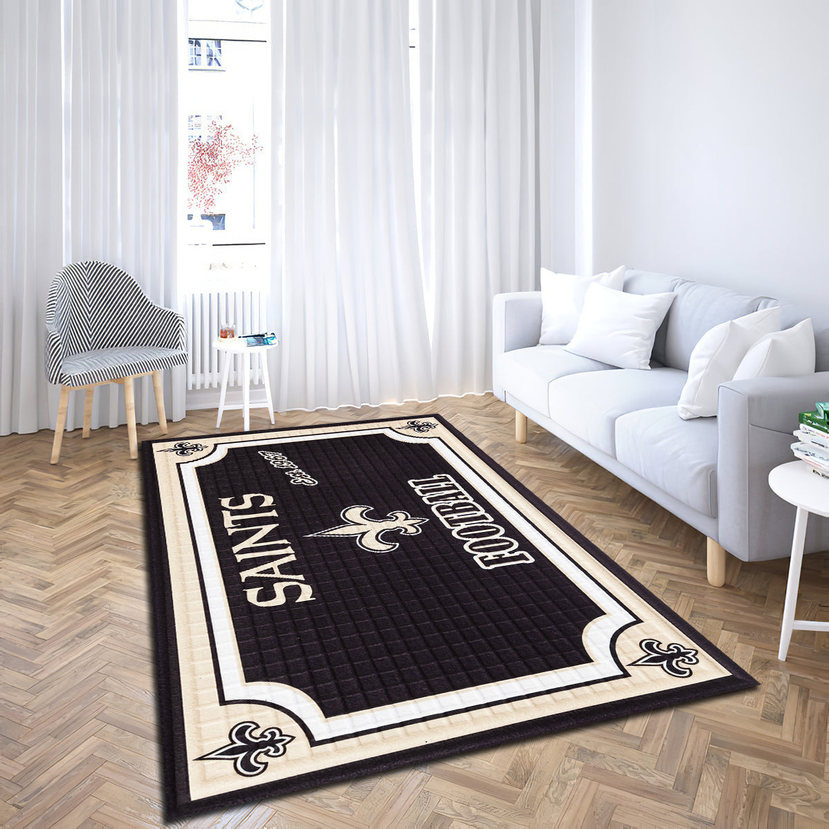 New Orleans Saints Embossed teppich, teppiche - geprägt outdoor teppich, teppich wohnzimmer , Küchenteppich, kinderzimmer, modern