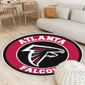 Atlanta Falcons Kreis Logo Teppich Rund, Teppiche - Outdoor Teppich Rund, Teppich Wohnzimmer, Carpet, Rug
