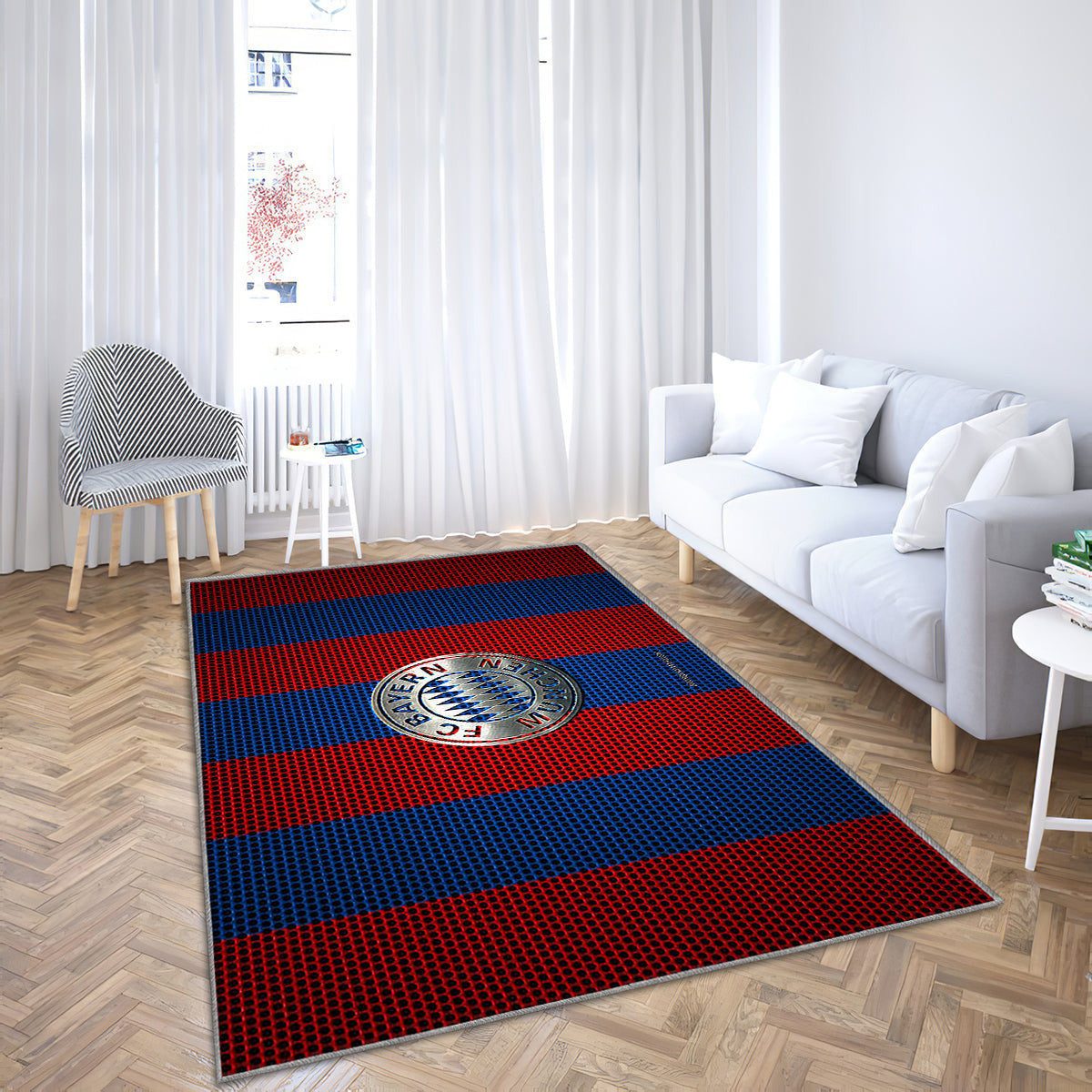 Fc Bayern Munich Logo Teppich, Teppiche - Deutscher Fußballverein Outdoor Teppich, Teppich Wohnzimmer, Küchenteppich, Kinderzimmer, Modern