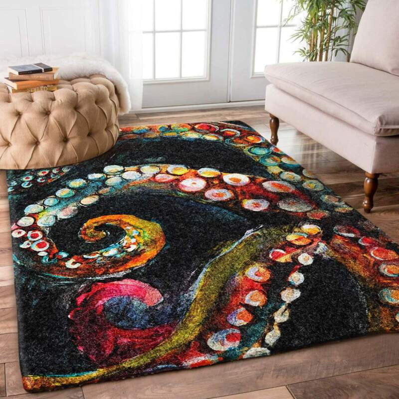 Octopus V1 teppich, teppiche - Oktopus outdoor teppich, teppich wohnzimmer , Küchenteppich, kinderzimmer, modern