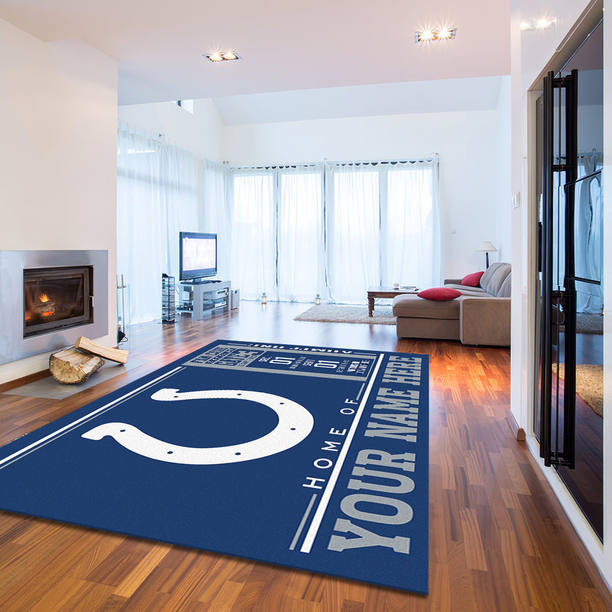 Indianapolis Colts teppich, teppiche - Fohlen outdoor teppich, teppich wohnzimmer , Küchenteppich, kinderzimmer, modern