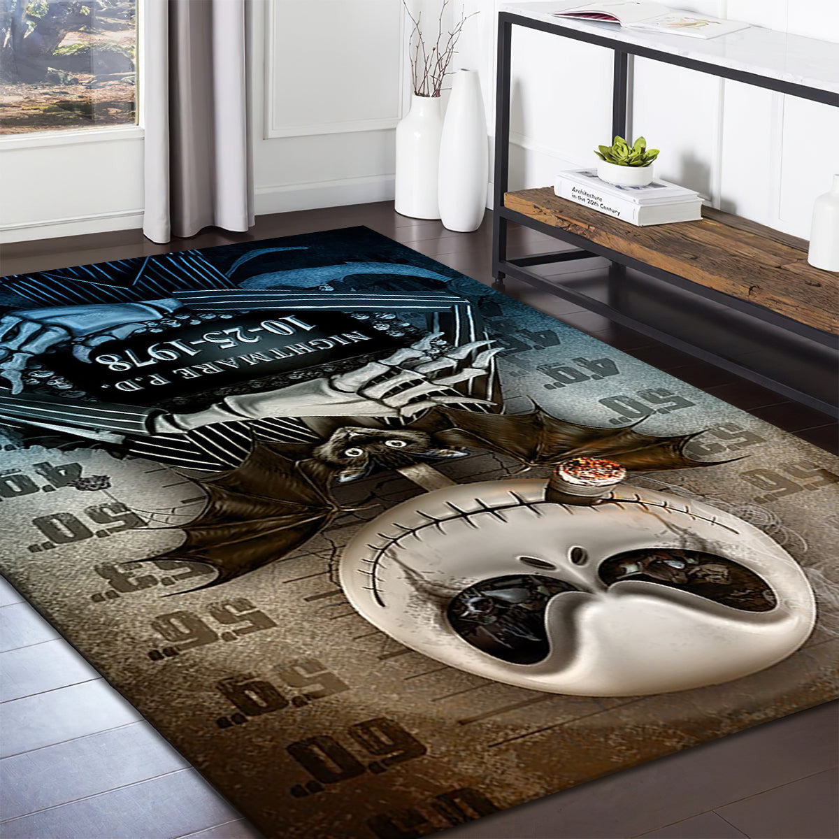 Halloween Special Gift Jack Skellington teppich, teppiche-besonderes Geschenk outdoor teppich, teppich wohnzimmer, Küchenteppich, kinderzimmer, modern