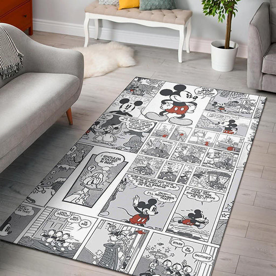 Mickey Mouse Comic teppich, teppiche - outdoor teppich, teppich wohnzimmer, Küchenteppich, kinderzimmer, modern