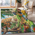 Winnie The Pooh 2 Teppich, Teppiche - Outdoor Teppich, Teppich Wohnzimmer, Küchenteppich, Kinderzimmer, Modern