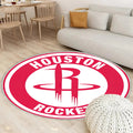 Houston Rockets Kreis Logo Teppich Rund, Teppiche - Outdoor Teppich Rund, Teppich Wohnzimmer, Carpet, Rug