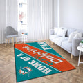 Miami Dolphins Team Turf teppich, teppiche - Rasen outdoor teppich, teppich wohnzimmer , Küchenteppich, kinderzimmer, modern