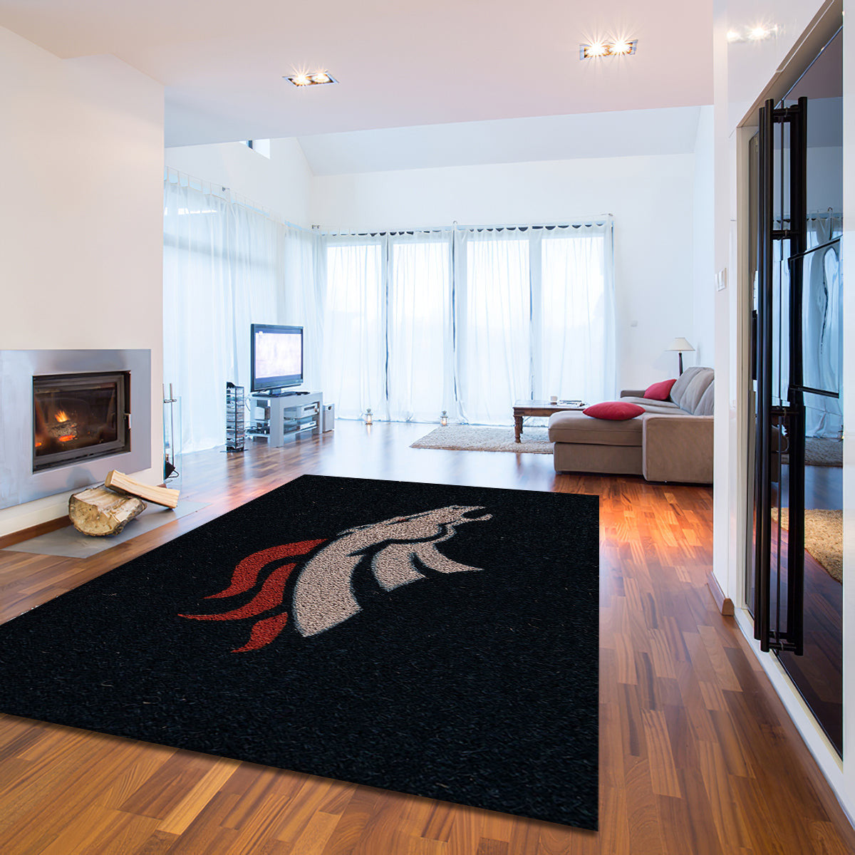 Denver Broncos Team Colors teppich, teppiche - Denver Broncos outdoor teppich, teppich wohnzimmer , Küchenteppich, kinderzimmer, modern