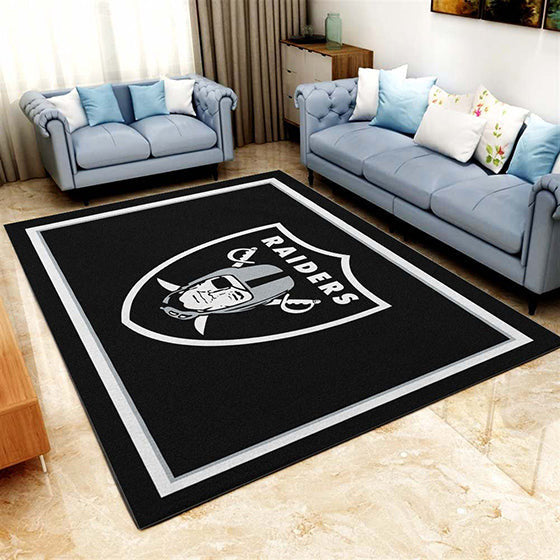 Oakland Raiders Fubballmannschaft Nfl Sport Spirit teppich, teppiche - outdoor teppich, teppich wohnzimmer, Küchenteppich, kinderzimmer, modern
