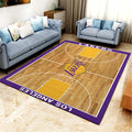 Los Angeles Lakers Basketballmannschaft Nba Sport Court 2 teppich, teppiche - outdoor teppich, teppich wohnzimmer, Küchenteppich, kinderzimmer