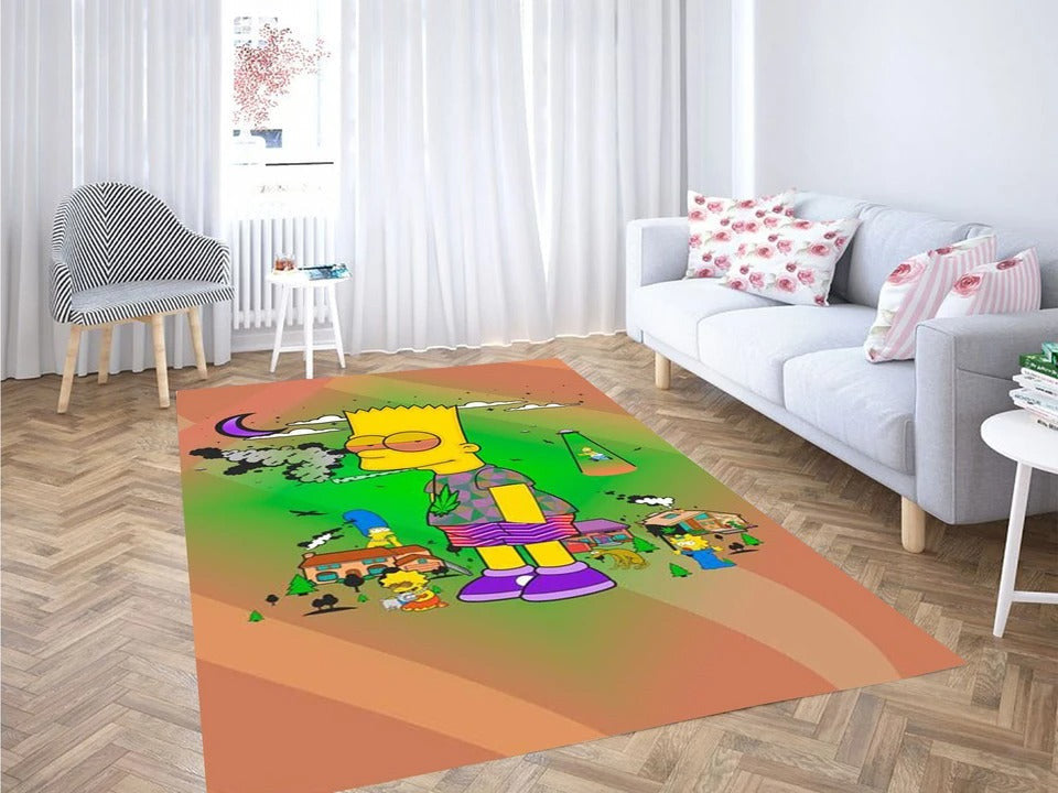 Simpson Unkraut Tapete E Teppich, Teppiche - Outdoor Teppich, Teppich Wohnzimmer, Küchenteppich, Kinderzimmer, Modern