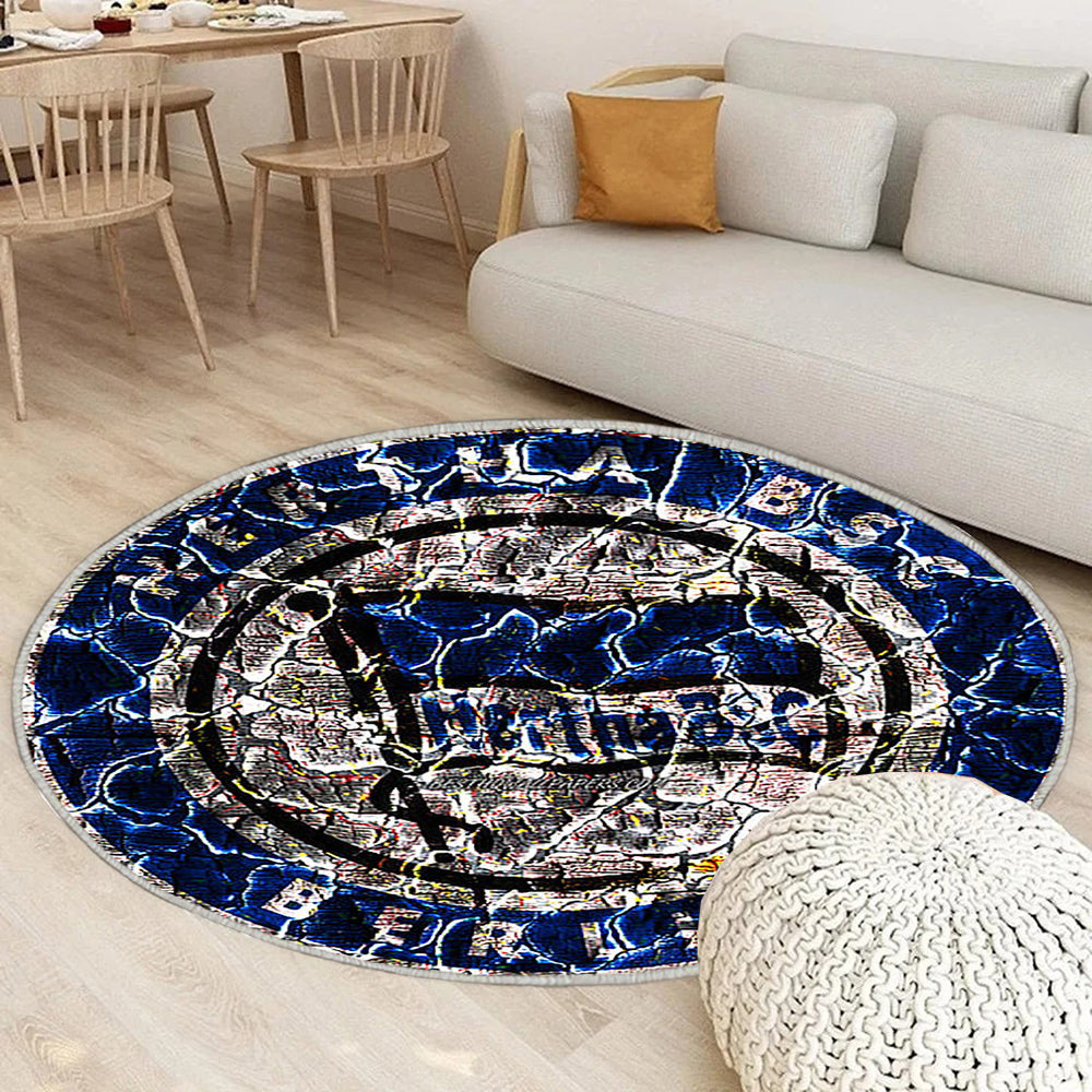 Hertha Fc Teppich Rund, Teppiche - Versengt Outdoor Teppich Rund, Bundesliga Teppich Wohnzimmer, Carpet, Rug
