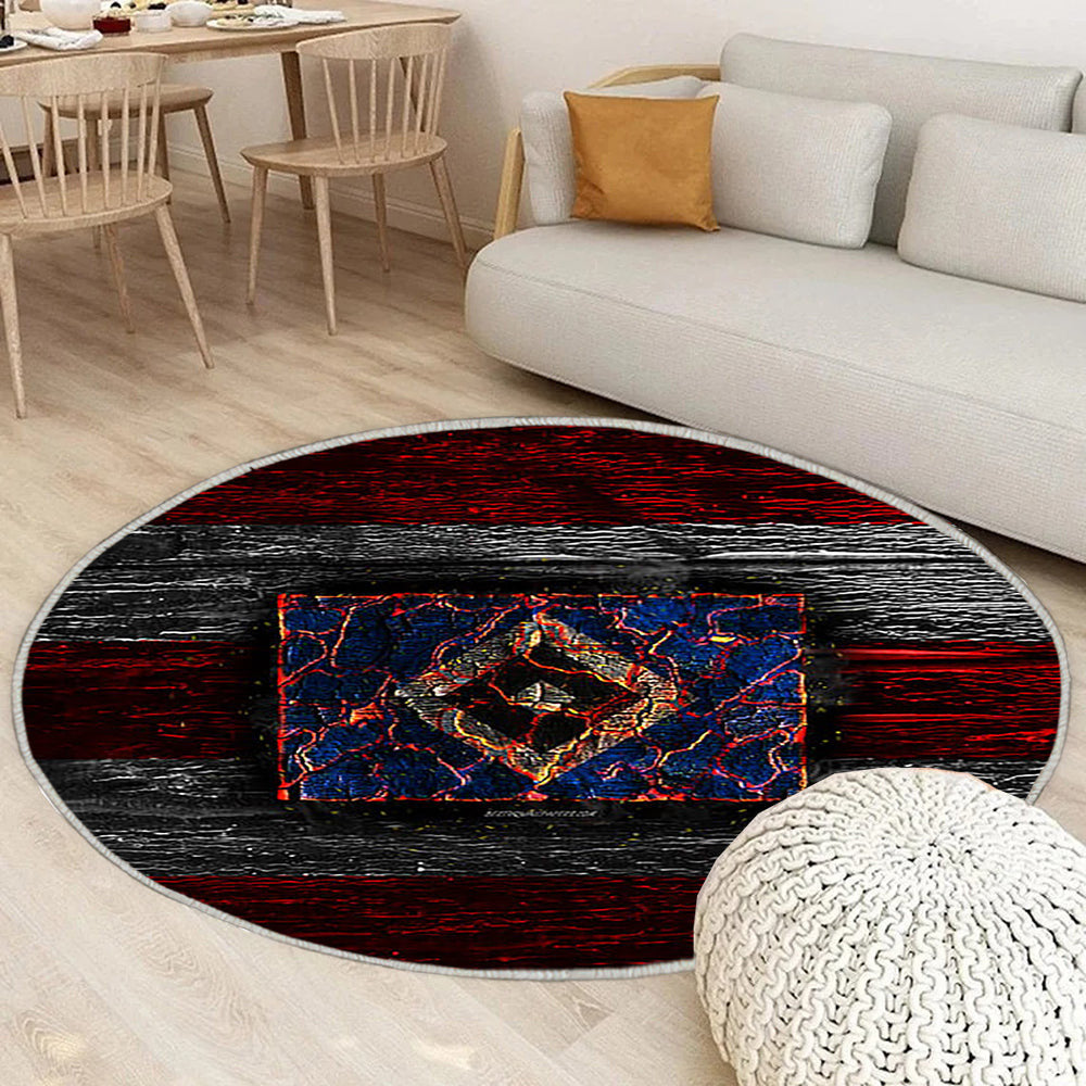 Hamburger Fc Teppich Rund, Teppiche - Feuer Outdoor Teppich Rund, Bundesliga 2 Teppich Wohnzimmer, Carpet, Rug