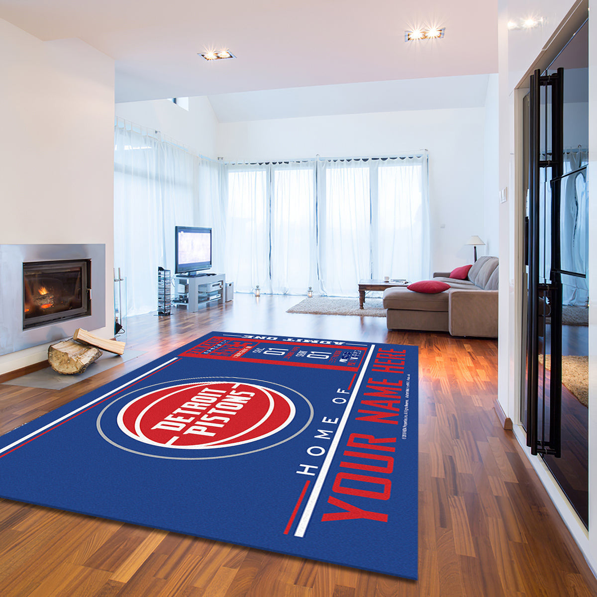 Detroit Pistons teppich, teppiche - Kolben outdoor teppich, teppich wohnzimmer , Küchenteppich, kinderzimmer, modern