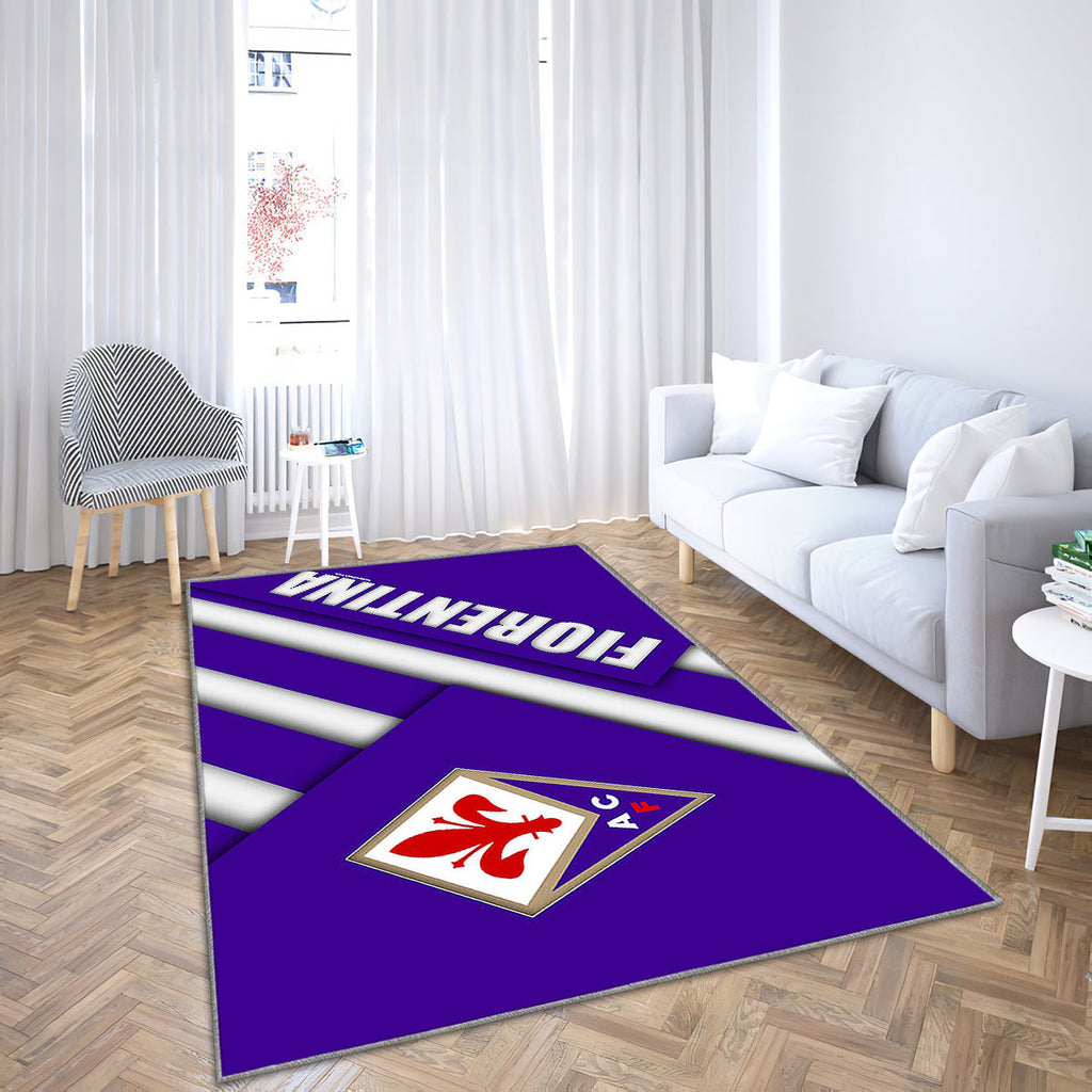 Acf Fiorentina Teppich, Teppiche - Logo-Materialdesign Outdoor Teppich, Teppich Wohnzimmer, Küchenteppich, Kinderzimmer, Modern